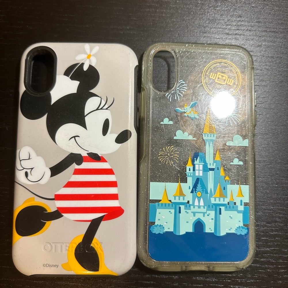 Otterbox Disney cases for iPhone X Bundle
